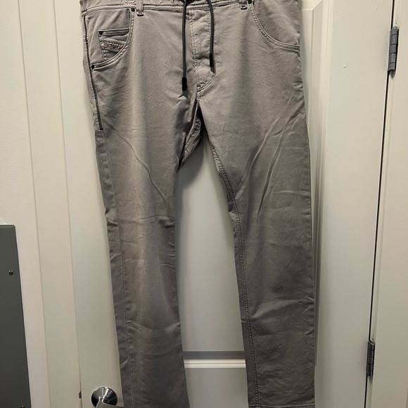Diesel Krooley-NE Grey Joggers - Picture 1 of 4